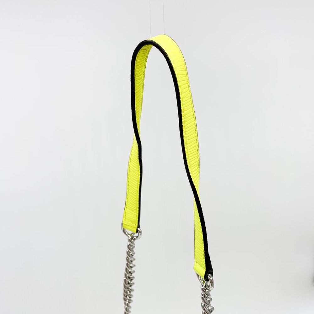 REBECCA MINKOFF Avery Leather Crossbody Bag Yellow - Picture 7 of 13